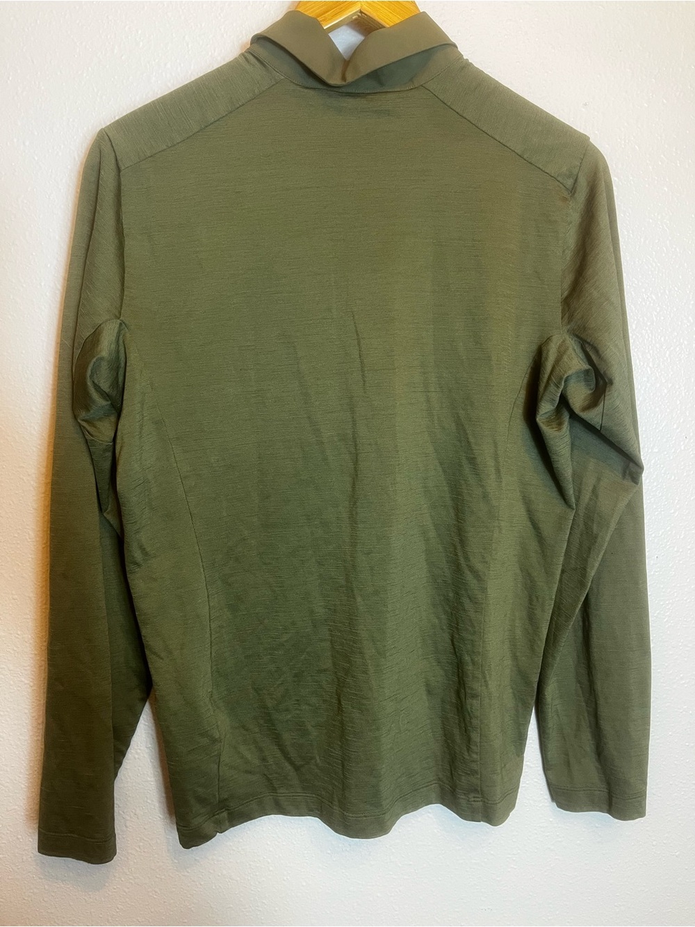 Arc'teryx A2B Long Sleeve Polo Shirt in Green Mens Size S - Picture 7 of 9